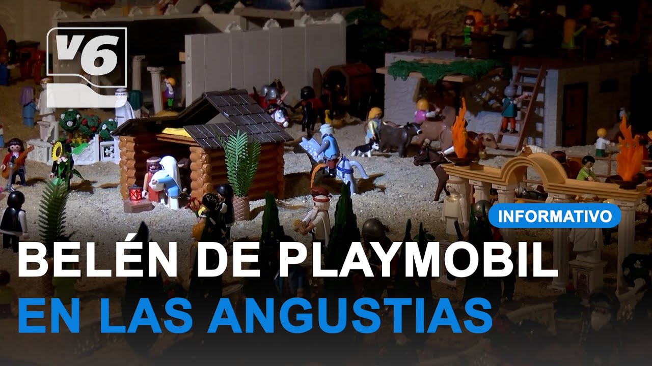 Un Belén con más de 3 700 piezas de Playmobil en la parroquia de Las