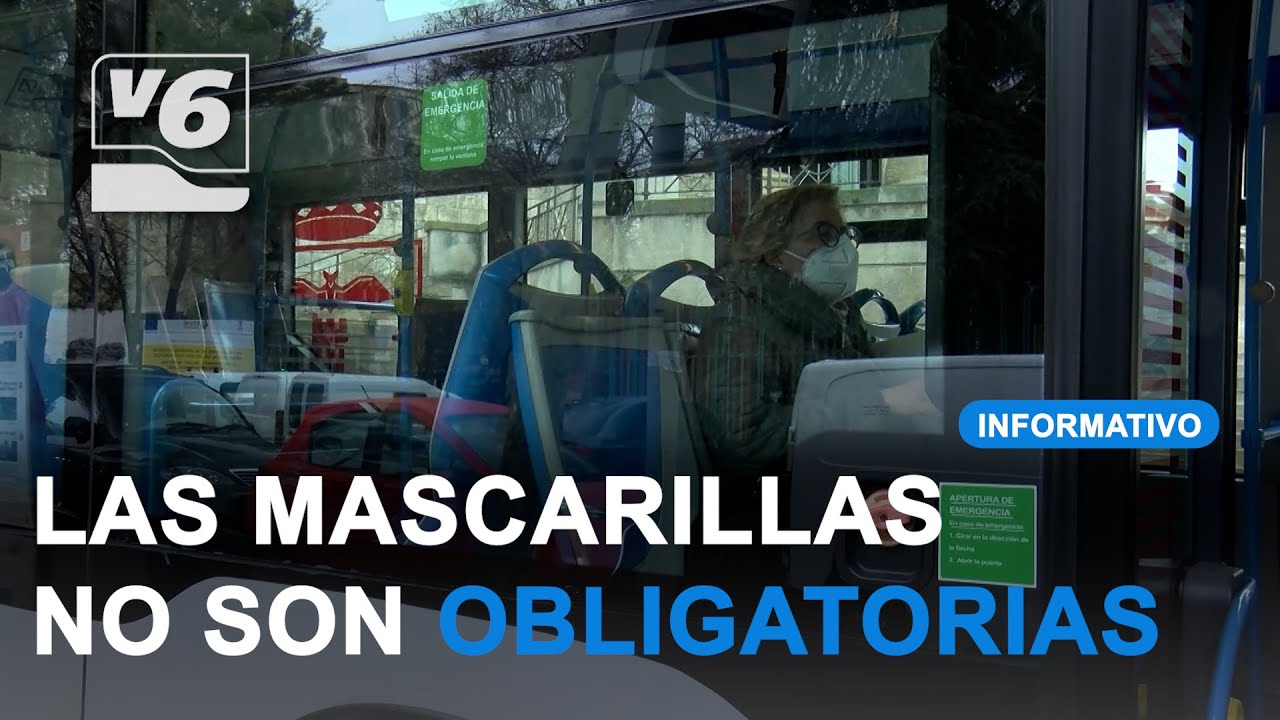 Las mascarillas ya no son obligatorias en transporte público y ópticas