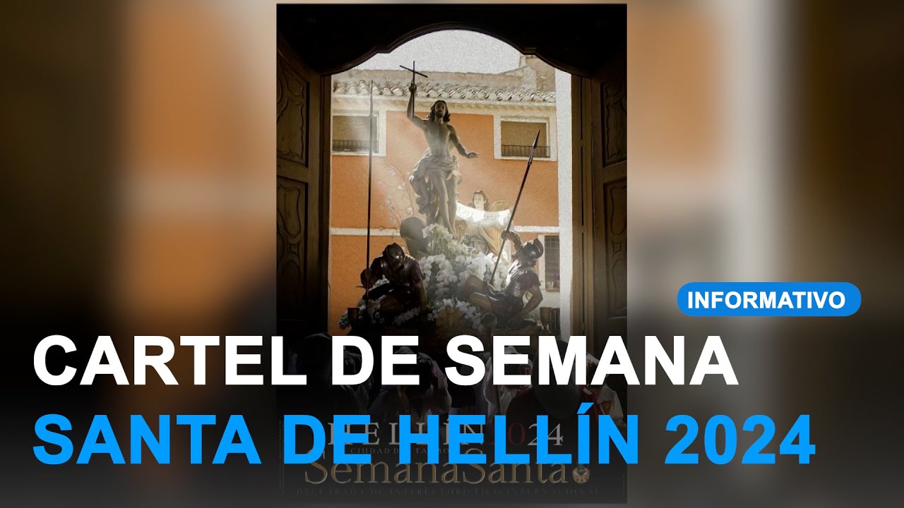 Presentado el cartel anunciador de la Semana Santa de Hellín 2024