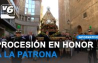 Procesión en honor a la patrona de Albacete, la Virgen de Los Llanos
