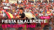 Mejores imágenes de la Eurocopa en la plaza de toros de Albacete