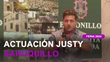 Actuación de Justy Sahuquillo