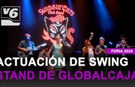 Actuación de Swinging Cats Club Band en el Stand de Globalcaja