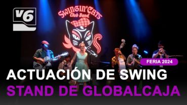 Actuación de Swinging Cats Club Band en el Stand de Globalcaja