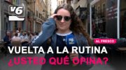 AL FRESCO | Vuelta a la rutina y ¿usted qué opina?