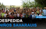 Emotiva despedida de los niños saharauis