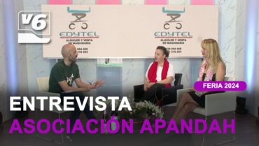 Entrevista a la Asociación APANDAH en la carpa de Visión 6