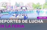 Exhibición de deportes de lucha en la Feria