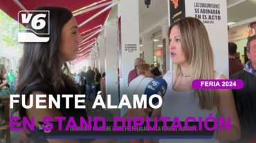 Fuente Álamo en el stand de la Diputación de Albacete