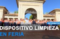 Gran labor del dispositivo de limpieza en la Feria de Albacete