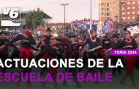 La escuela de danza de Motilleja actúa para la carpa de Visión 6 en la Feria de Albacete