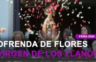 Ofrenda de flores a la Virgen de los Llanos