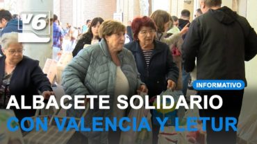 Albacete manda 30 vehículos cargados de solidaridad a Valencia y Letur