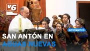 Aguas Nuevas celebra su tradicional misa en honor a San Antón