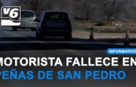 Un motorista de 27 años ha fallecido en Peñas de San Pedro tras salirse de la vía