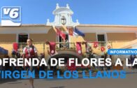 La Feria de Albacete cubre de flores a su patrona en la ofrenda anual