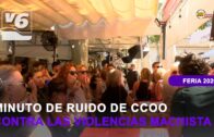 «Minuto de ruido» de CCOO contra las violencias machistas